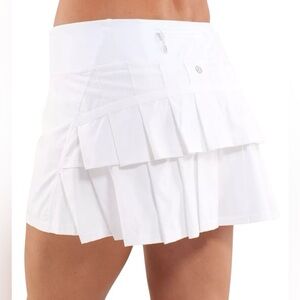 lululemon athletica White Pleated Skirt